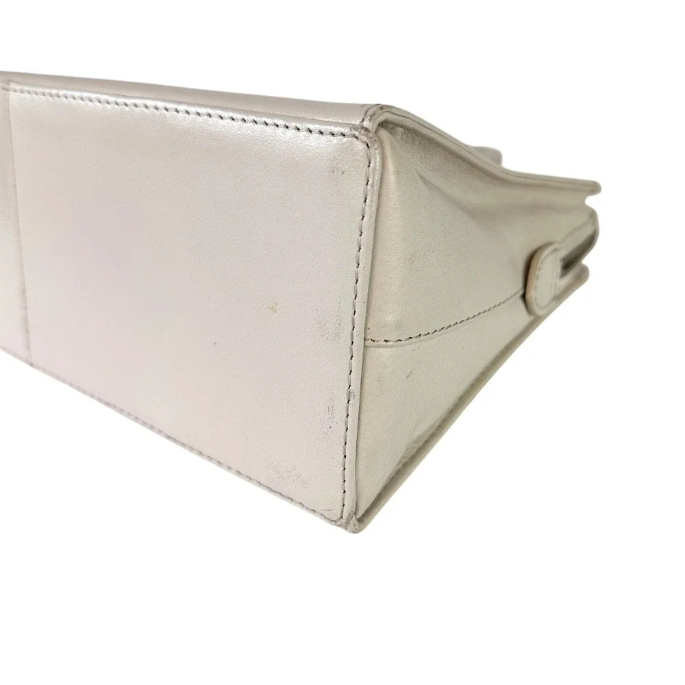 Radley London Medium Satchel Chalk Leather Purse Crossbody Shoulder‎ Handbag